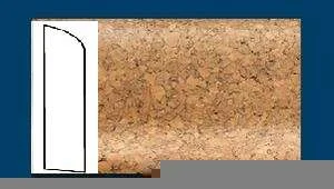 Плинтус пробковый ArtCorkDesing С 106 (Колер 8) 10х60х910 мм в Красноярске