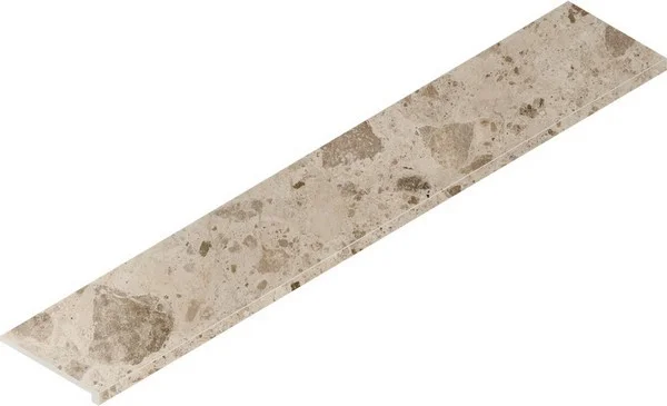 Керамогранит Italon Континуум Стоун Беж Ступень угловая правая 33х160 (Натуральная) в Красноярске