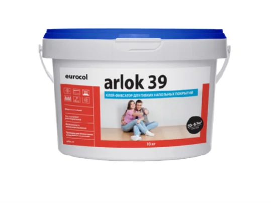 Клей Arlok 39 (10 кг) 150-200 г/м2, фиксатор против сдвигов в Красноярске