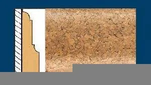 Плинтус пробковый ArtCorkDesing С 103 (Колер 8) 12х65х910 мм в Красноярске