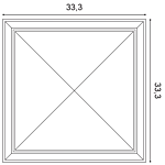Декоративная панель Orac W123 (33.3x33.3x3.5 см) в Красноярске