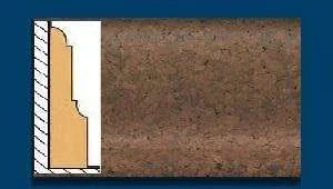 Плинтус пробковый ArtCorkDesing С 103 (Колер 11) 12х65х910 мм в Красноярске