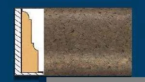 Плинтус пробковый ArtCorkDesing С 103 (Колер 7) 12х65х910 мм в Красноярске