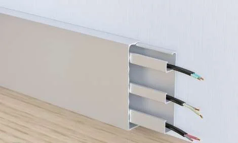 Алюминиевый плинтус Fezard Кабельный ALP-G80 Алюминий 80*15*2500 мм в Красноярске