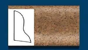 Плинтус пробковый ArtCorkDesing С 102 (Колер 9) 20x40x910 мм в Красноярске