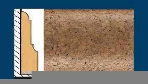 Плинтус пробковый ArtCorkDesing С 103 (Колер 9) 12х65х910 мм в Красноярске