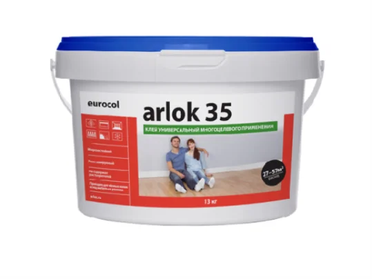 Клей Arlok 35 (13 кг) 230-490 г/м2, контактный для ПВХ покрытий в Красноярске