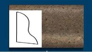 Плинтус пробковый ArtCorkDesing С 102 (Колер 7) 20x40x910 мм в Красноярске