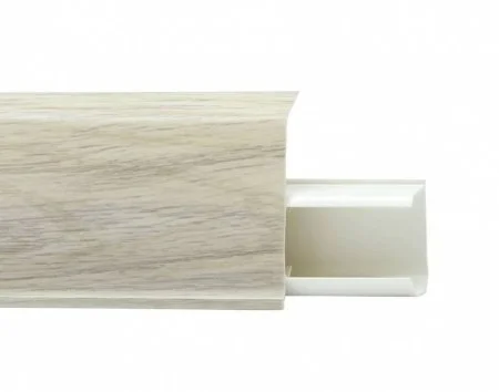 Пластиковый плинтус Royce №526 Дуб Орегон (55х23х2200мм) в Красноярске