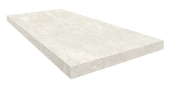 Керамогранит Coliseum Да Винчи Уайт Ступень угловая правая (Натуральный, 33х60) в Красноярске