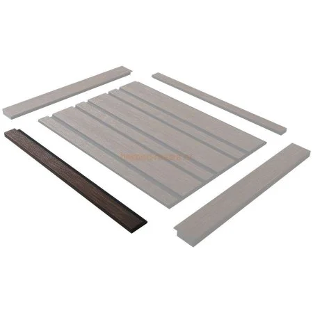 Финишный молдинг LF124A BR396K правый декорированный (42х12х2700мм) в Красноярске