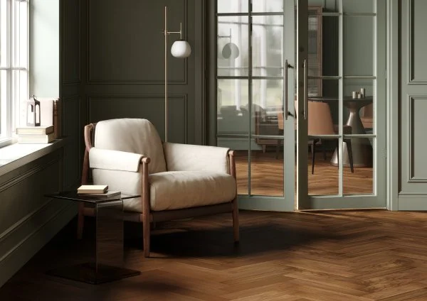 Паркетная доска Quartz Parquet Штучный паркет Орех Американский 44-400-29 в Красноярске