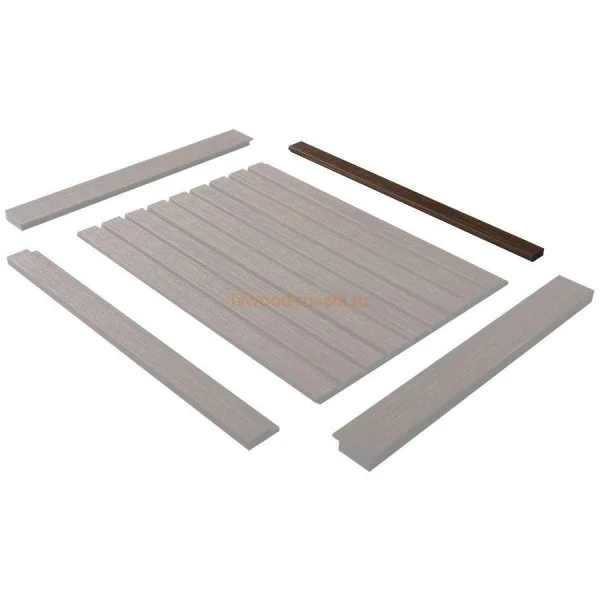 Финишный молдинг LF124B BR396 левый декорированный (31х12х2700мм) в Красноярске