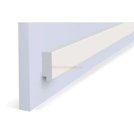 Финишный молдинг LF124B NP левый белый (31х12х2700мм) в Красноярске