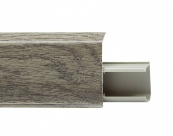 Пластиковый плинтус Royce №532 Дуб Рустикальный (55х23х2200мм) в Красноярске
