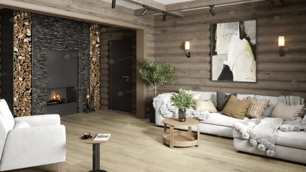 Кварц-виниловая плитка Alpine Floor Premium XL Дуб Сливочный ЕСО 7-19, 8 мм. 43 класс в Красноярске