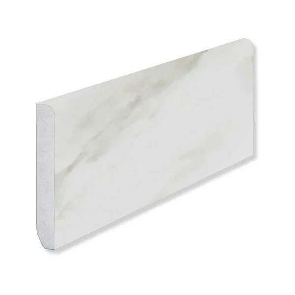 Кварцевый плинтус Fargo 6089-1 Белый Мрамор 80х11х2200 мм в Красноярске