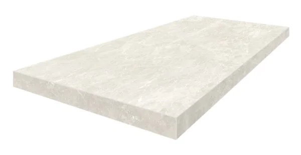 Керамогранит Coliseum Да Винчи Уайт Ступень угловая левая (Натуральный, 33х60) в Красноярске