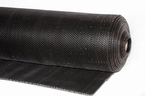 Грязезащитное рулонное покрытие ЗигЗаг Черный 5 мм (0,9 м) Китай в Красноярске