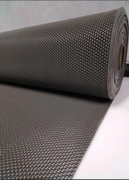 Грязезащитное рулонное покрытие ЗигЗаг Серый 5 мм (1,2 м) Китай в Красноярске