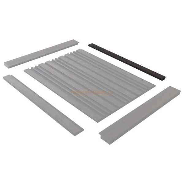 Финишный молдинг LF124B BR395K левый декорированный (31х12х2700мм) в Красноярске