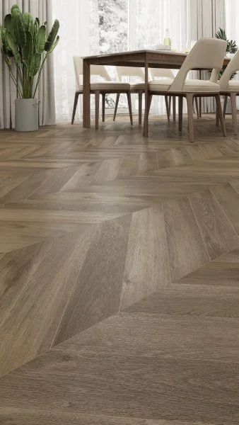Кварц-виниловая плитка Alpine Floor Chevron Дуб Насыщенный ECO 20-4 (2,5 мм. 43 класс) в Красноярске
