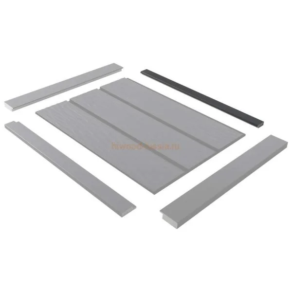 Финишный молдинг LF124B GR15K левый декорированный (31х12х2700мм) в Красноярске