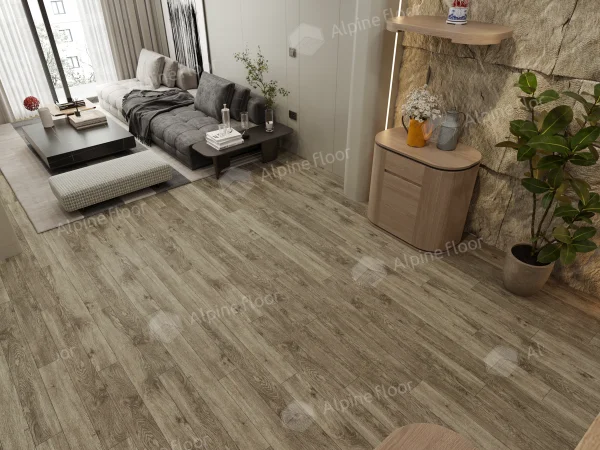 Каменно-полимерная плитка Alpine Floor Grand Sequoia Village Венге Грей ECO 11-807 4мм, 43 класс в Красноярске
