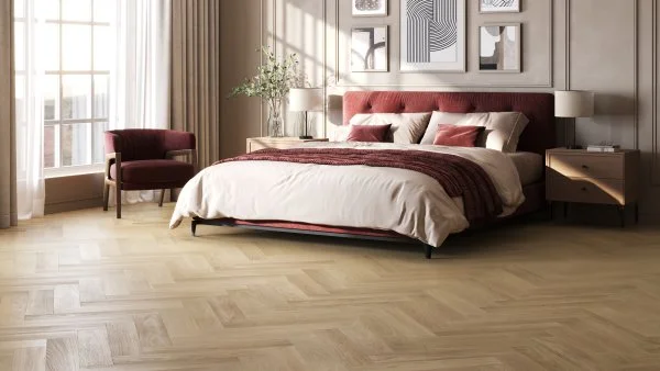 Паркетная доска Quartz Parquet Английская Ёлка Дуб Лимба 33-405 в Красноярске