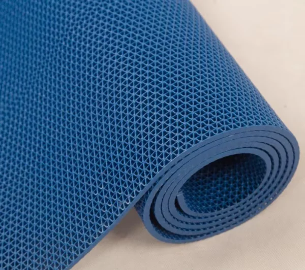 Грязезащитное рулонное покрытие ЗигЗаг Синий 4,5 мм (1,2 м) Китай в Красноярске