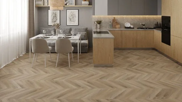 Кварц-виниловая плитка Alpine Floor Chevron Дуб Синистра ECO 20-6 (2,5 мм. 43 класс) в Красноярске