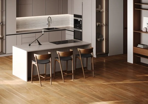 Паркетная доска Quartz Parquet Классик 5 мм Дуссия Африканская 550-63 в Красноярске