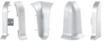 Заглушка для плинтуса ALP-C43 Серебро (ПВХ) в Красноярске