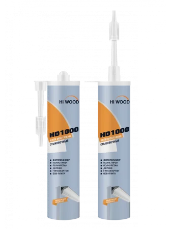 Монтажно-стыковочный клей HiWood HD1000 Белый 280 ml в Красноярске