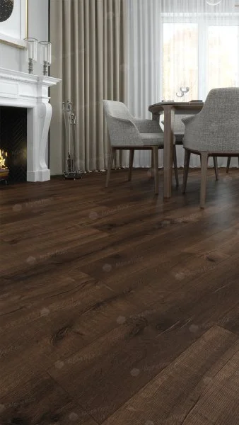 Каменно-полимерная плитка Alpine Floor Real Wood Дуб Мокка ECO 2-2, 6 мм 43 класс в Красноярске