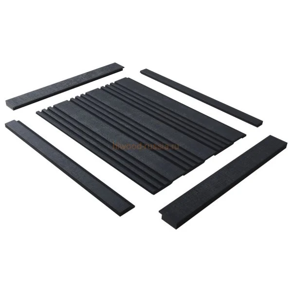 Финишный молдинг LF124B BK114K левый декорированный (31х12х2700мм) в Красноярске