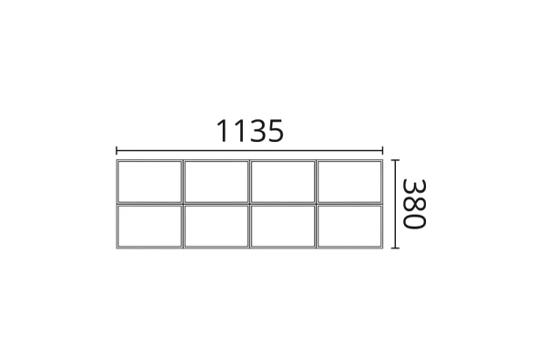 Декоративная панель NMC Arstyl Bump (113.5x38x4.3 см) в Красноярске