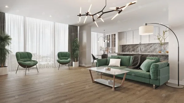 Каменно-полимерная плитка Alpine Floor Solo Plus Ларгетто ЕСО 14-301, 4 мм, 43 класс в Красноярске