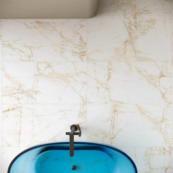 Керамогранит Coliseum Канова Уайт 60х120 (Натуральный и Реттифицированный) в Красноярске