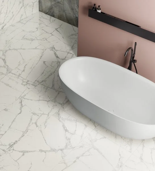 Керамогранит Italon Шарм Делюкс Инвизибл Уайт 60х120 (Паттинированная и реттифицированная) в Красноярске