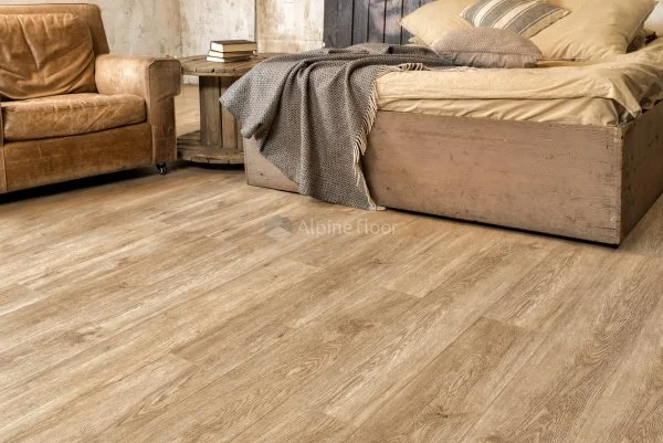 Каменно-полимерная плитка Alpine Floor Grand Sequoia Секвоя Миндаль ECO 11-6, 4мм 43 класс в Красноярске