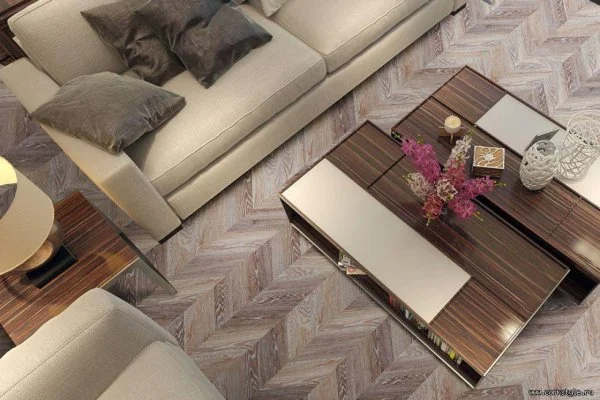 Пробковое покрытие CorkStyle Chevron Brown (1235*305*6 мм) HC в Красноярске