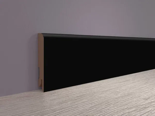 Плинтус MDF Bonkeel 24032 Чёрный Софт (100х16х2400 мм) в Красноярске