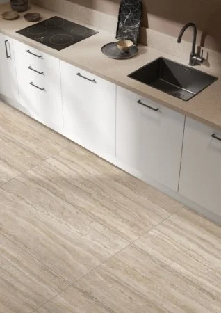 Керамогранит Vitra CityStone Травертин Линейный 60х120 (Натуральная и Реттифицированная) в Красноярске