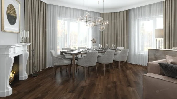 Каменно-полимерная плитка Alpine Floor Real Wood Дуб Мокка ECO 2-2, 6 мм 43 класс в Красноярске