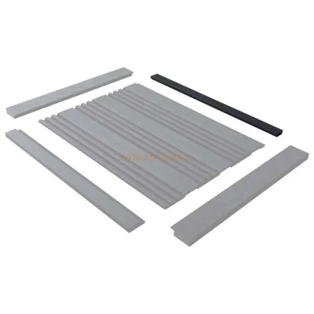 Финишный молдинг LF124B BK114K левый декорированный (31х12х2700мм) в Красноярске