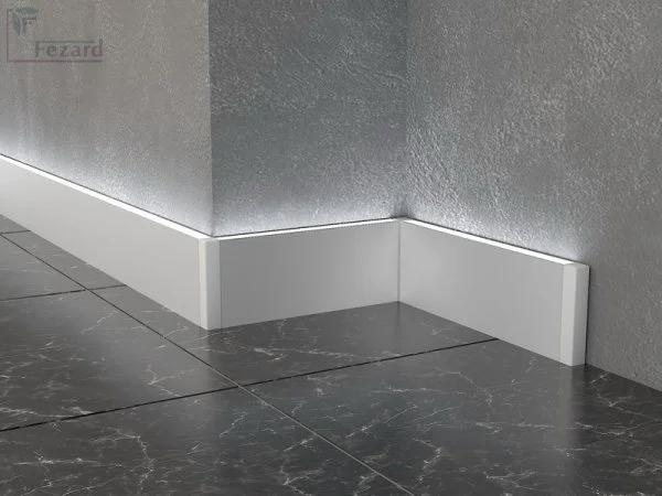 Алюминиевый плинтус Fezard Кабельный ALP-G80-LA Алюминий 80*15*2500 мм в Красноярске