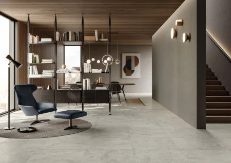 Керамогранит Italon Метрополис Абсолют Сильвер 80х80 (Натуральная и Реттифицированная) в Красноярске