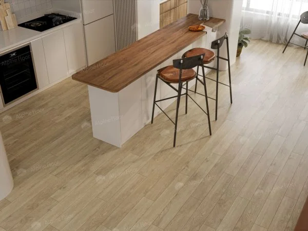 Каменно-полимерная плитка Alpine Floor Grand Sequoia Village Миндаль ECO 11-607 4мм, 43 класс в Красноярске