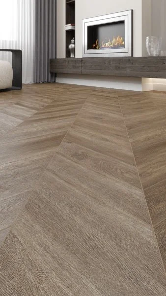 Кварц-виниловая плитка Alpine Floor Chevron Макадамия ECO 20-5 (2,5 мм. 43 класс) в Красноярске